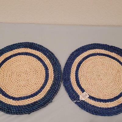 Lot 16: Wicker Placemats (one is slightly lighter)