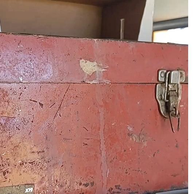 lot 178 - Red Toolbox and tools contents