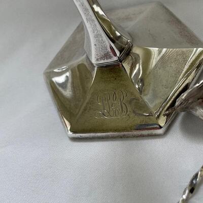 Lot 169 - Sterling Candle Holders w/ Snuffer