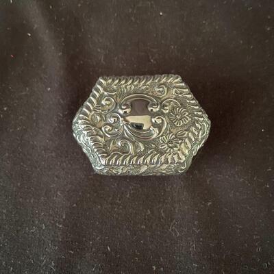 Lot 171 - Sterling Trinket Boxes