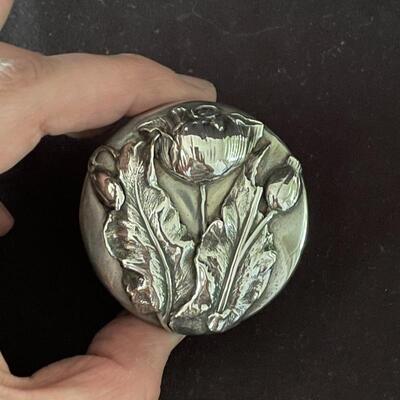 Lot 171 - Sterling Trinket Boxes