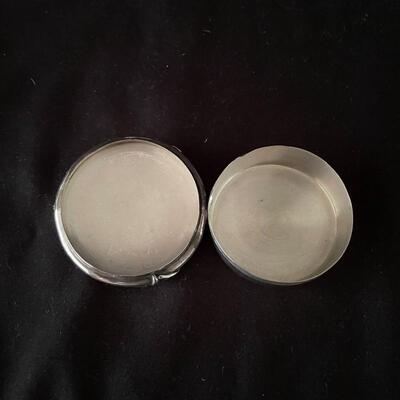 Lot 171 - Sterling Trinket Boxes
