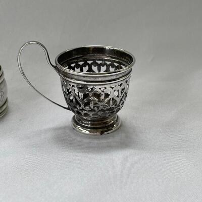 Lot 172 - Sterling Service w/ Tiffany Tongs