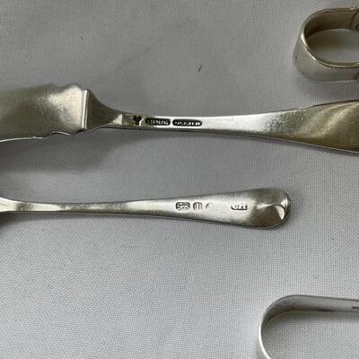 Lot 172 - Sterling Service w/ Tiffany Tongs