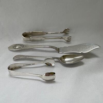 Lot 172 - Sterling Service w/ Tiffany Tongs