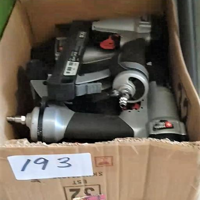 lot 193 = Lot of 4 Porter Cable power tools