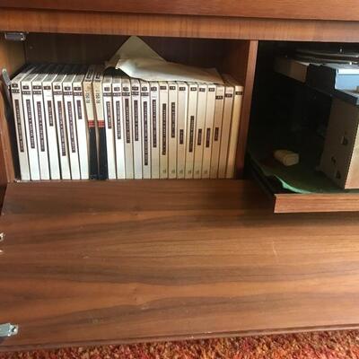 Lot 49D:  Grundig MCM Teak Console Stereo, Reel to Reel and More