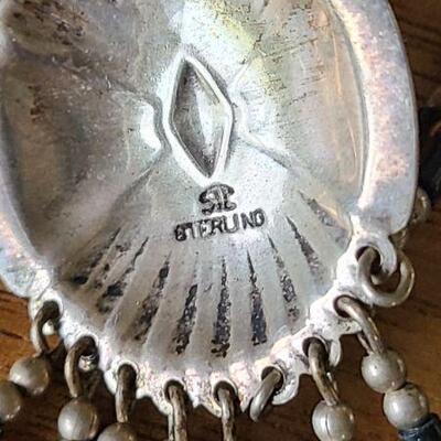 J1: Sterling Signed Vintage Dangle Earrings