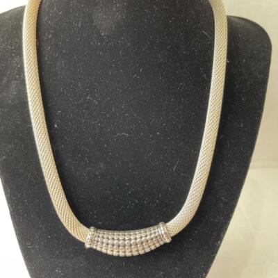 K689 Sterling Silver Necklace by Joseph Esposito and Earrings 