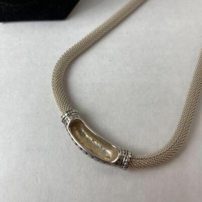 K689 Sterling Silver Necklace by Joseph Esposito and Earrings 