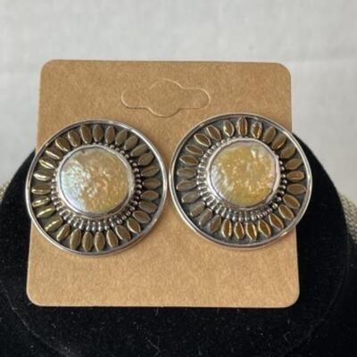 K689 Sterling Silver Necklace by Joseph Esposito and Earrings 