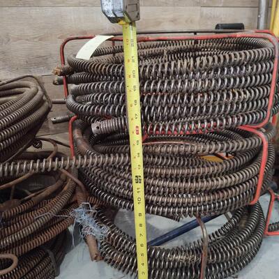 LOT 215 - plumbing cleaning cables
