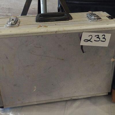lot 233 - Aluminum storage carry case