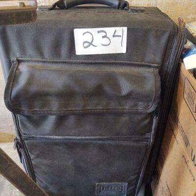 lot 234 - JELCO Black fabric travel case ($900new)