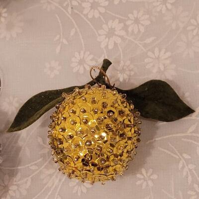 Lot 62: Vintage Handmade Beaded Ornaments 