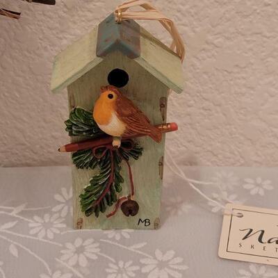 Lot 70:  Bird Theme Ornaments and Small Chime