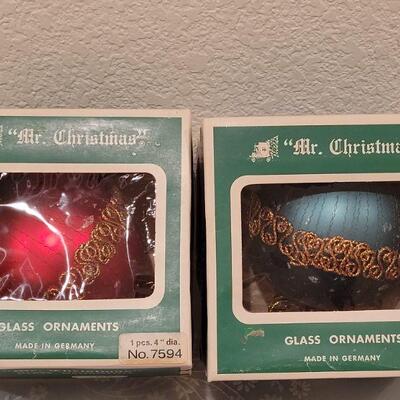 Lot 71: Vintage Glass Ornaments (paint loss on most)