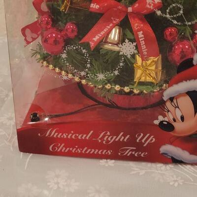 Lot 76: New Disney Musical Light Up Christmas Tree (box is cracked)