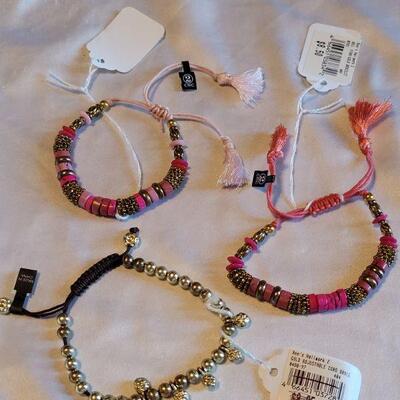 Lot 137: New Beaded Bracelets 