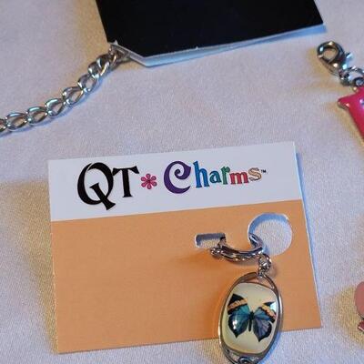 Lot 147: New Charm Bracelet with Charms 