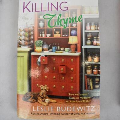 3 Paperback Fiction Books: Butter Off Dead, Killing Thymre, & Butterflies