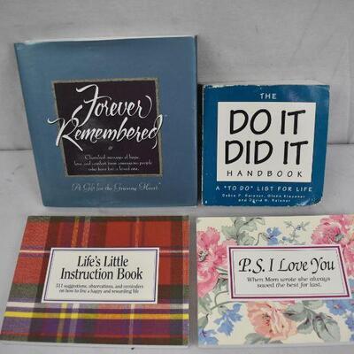 4 Small Inspirational Books: Do It Did It -to- Forever Remember