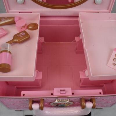 Princess Toy Makeup Suitcase with Built In Stand