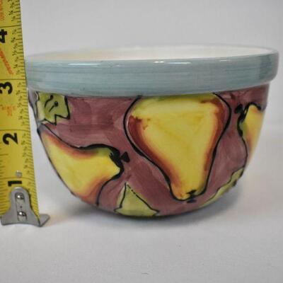 3 pc Decorative Ceramic Bowls by Lillian Vernon