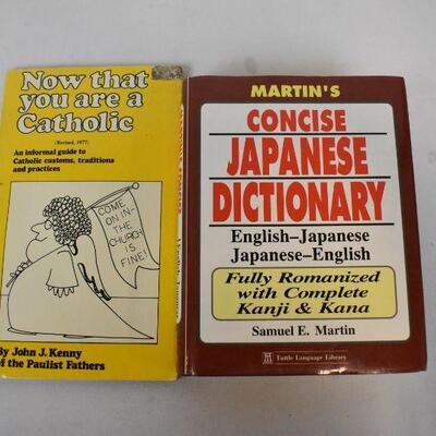6 Non-Fiction Books: Japanese Dictionary -to- Roget's Thesaurus