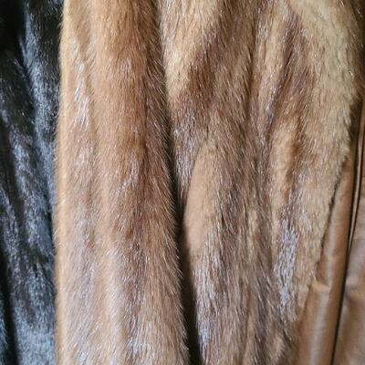 Lot 186B: Mink Coat and Fur Cape