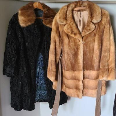Lot 185B: Vintage Fur Coats