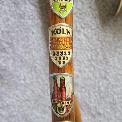 Lot 183: Vintage German Walking Sticks & Lederhosen