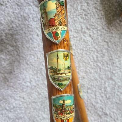 Lot 183: Vintage German Walking Sticks & Lederhosen
