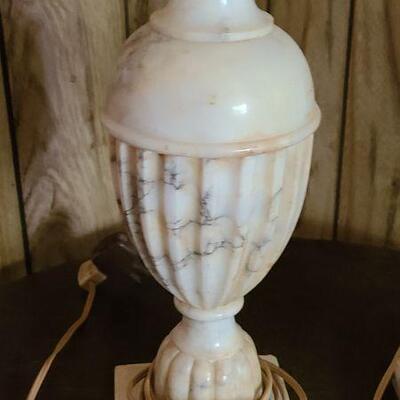 Lot 168: Vintage/Antique Marble Lamps