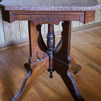 Lot 164: Marble Top Table