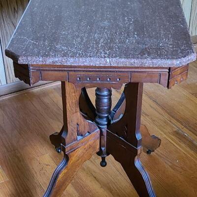 Lot 164: Marble Top Table