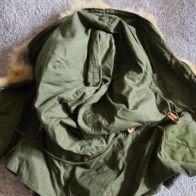 Lot 162: Military Coats and Winter Parka Hat