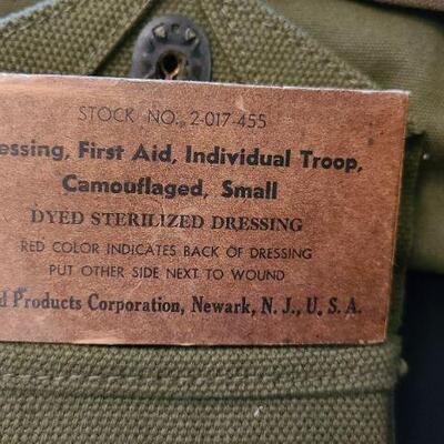 Lot 161: Military Backpack, Tent Pegs, Medical Supplies and More