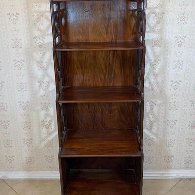 Beautiful Antique Mahogany Bookcase Shelf Shelving Unit by Butler #615