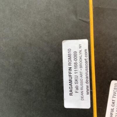 G - 870. Three Framed Retro Catz