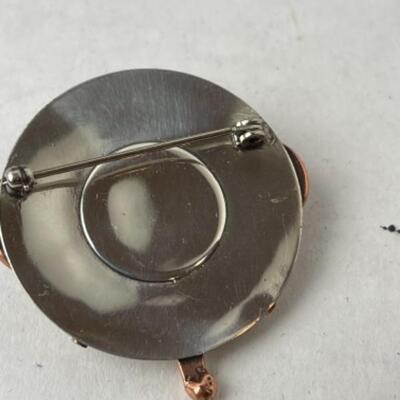 K740 Gold & Copper Costume 3pc Jewelry Set 