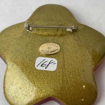 K750 Hand Crafted Flower Pin by Alexis Bittar Pin/Brooch 
