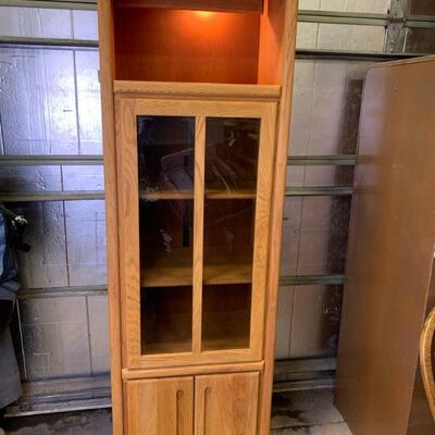 #1 Light Up Thorn Wood Cabinet On Wheels