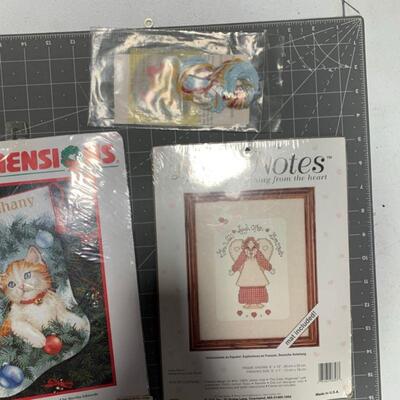 #150 Cross Stitch Kits: Ornaments & Stockings