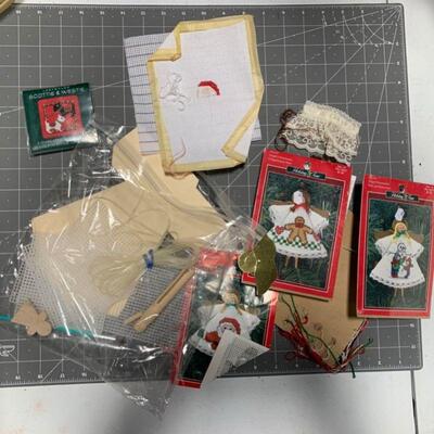 #150 Cross Stitch Kits: Ornaments & Stockings