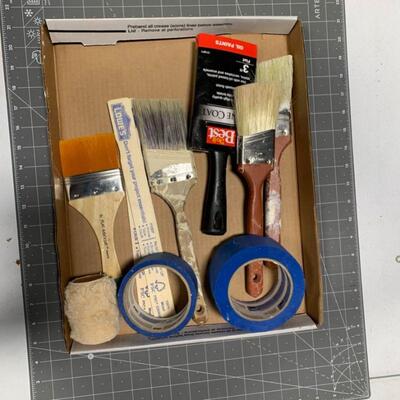 #153 Painting Brushes & Tape