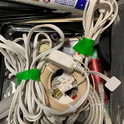 #154 Extension Cords, Ethernet Cord & Misc.