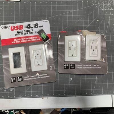 #155 USB Wall Outlets