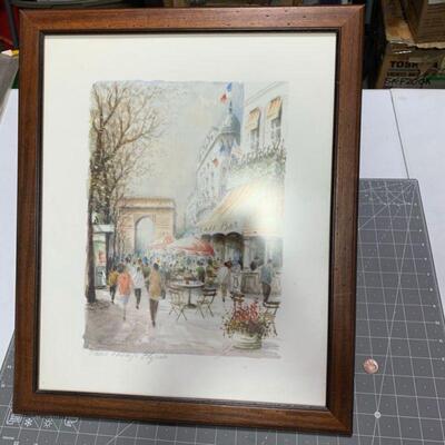 #173 Paris Watercolor Print