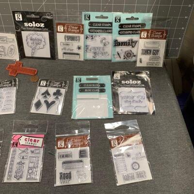 #338 Clear Stamps & Block